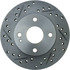 227.45034R by CENTRIC - Select Sport Drilled & Slotted Rotor, Right