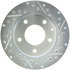 227.45048L by CENTRIC - Select Sport Drilled & Slotted Rotor, Left