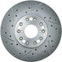 227.44083R by CENTRIC - Select Sport Drilled & Slotted Rotor, Right