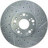 227.44083L by CENTRIC - Select Sport Drilled & Slotted Rotor, Left