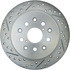 227.44090R by CENTRIC - Select Sport Drilled & Slotted Rotor, Right