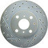 227.44092R by CENTRIC - Select Sport Drilled & Slotted Rotor, Right