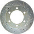 227.44109L by CENTRIC - Select Sport Drilled & Slotted Rotor, Left