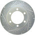 227.44112R by CENTRIC - Select Sport Drilled & Slotted Rotor, Right