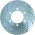 227.44118R by CENTRIC - Select Sport Drilled & Slotted Rotor, Right