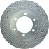 227.44127L by CENTRIC - Select Sport Drilled & Slotted Rotor, Left