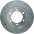 227.44127R by CENTRIC - Select Sport Drilled & Slotted Rotor, Right