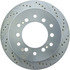 227.44128L by CENTRIC - Select Sport Drilled & Slotted Rotor, Left