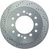 227.44128R by CENTRIC - Select Sport Drilled & Slotted Rotor, Right