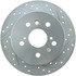 227.44144L by CENTRIC - Select Sport Drilled & Slotted Rotor, Left