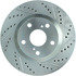 227.44146L by CENTRIC - Select Sport Drilled & Slotted Rotor, Left