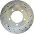 227.44156L by CENTRIC - Select Sport Drilled & Slotted Rotor, Left