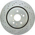 227.44158R by CENTRIC - Select Sport Drilled & Slotted Rotor, Right