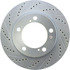 227.44162R by CENTRIC - Select Sport Drilled & Slotted Rotor, Right