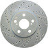 227.44160R by CENTRIC - Select Sport Drilled & Slotted Rotor, Right