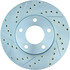 227.45068R by CENTRIC - Select Sport Drilled & Slotted Rotor, Right