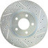 227.45078L by CENTRIC - Select Sport Drilled & Slotted Rotor, Left