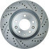 227.45080L by CENTRIC - Select Sport Drilled & Slotted Rotor, Left