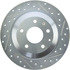 227.45083L by CENTRIC - Select Sport Drilled & Slotted Rotor, Left