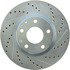 227.45084L by CENTRIC - Select Sport Drilled & Slotted Rotor, Left