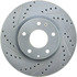 227.45084R by CENTRIC - Select Sport Drilled & Slotted Rotor, Right