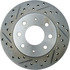 Centric 227.46039R Disc Brake Rotor Select Sport Drilled & Slotted Rotor, Right