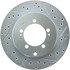 Centric 227.46065L Disc Brake Rotor Select Sport Drilled & Slotted Rotor, Left