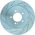 227.46075R by CENTRIC - Select Sport Drilled & Slotted Rotor, Right