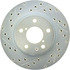 227.47010R by CENTRIC - Select Sport Drilled & Slotted Rotor, Right