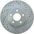 227.47012L by CENTRIC - Select Sport Drilled & Slotted Rotor, Left