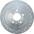 227.47017R by CENTRIC - Select Sport Drilled & Slotted Rotor, Right