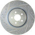 227.47019R by CENTRIC - Select Sport Drilled & Slotted Rotor, Right