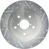 227.47023L by CENTRIC - Select Sport Drilled & Slotted Rotor, Left