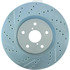 227.47022R by CENTRIC - Select Sport Drilled & Slotted Rotor, Right