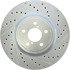 227.47024L by CENTRIC - Select Sport Drilled & Slotted Rotor, Left