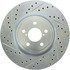 227.47024R by CENTRIC - Select Sport Drilled & Slotted Rotor, Right