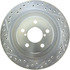 227.47025R by CENTRIC - Select Sport Drilled & Slotted Rotor, Right