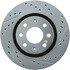 227.49008L by CENTRIC - Select Sport Drilled & Slotted Rotor, Left