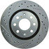 227.49008R by CENTRIC - Select Sport Drilled & Slotted Rotor, Right