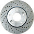 Centric 227.51015L Disc Brake Rotor Select Sport Drilled & Slotted Rotor, Left