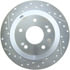 227.51039R by CENTRIC - Select Sport Drilled & Slotted Rotor, Right
