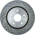 227.58001L by CENTRIC - Select Sport Drilled & Slotted Rotor, Left