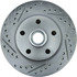 227.61000R by CENTRIC - Select Sport Drilled & Slotted Rotor, Right