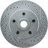 227.61002L by CENTRIC - Select Sport Drilled & Slotted Rotor, Left