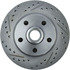 227.61002R by CENTRIC - Select Sport Drilled & Slotted Rotor, Right