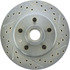 227.61018L by CENTRIC - Select Sport Drilled & Slotted Rotor, Left