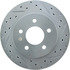 227.61021L by CENTRIC - Select Sport Drilled & Slotted Rotor, Left