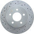 227.61021R by CENTRIC - Select Sport Drilled & Slotted Rotor, Right