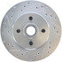 Centric 227.61026R Disc Brake Rotor and Hub Assembly Select Sport Drilled & Slotted Rotor, Right
