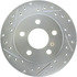 227.61037R by CENTRIC - Select Sport Drilled & Slotted Rotor, Right